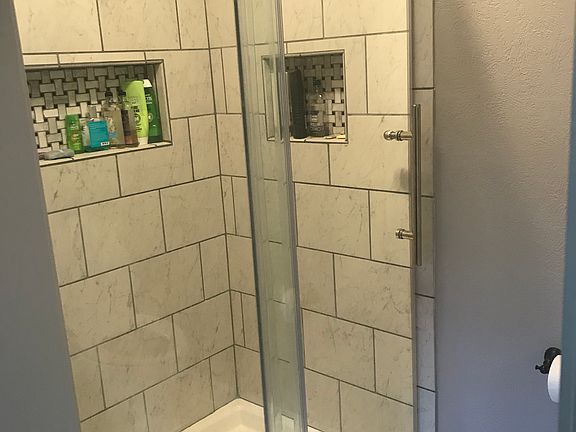 updated master shower