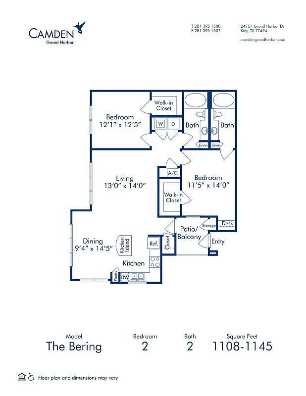 Floor plan The Bering 1145