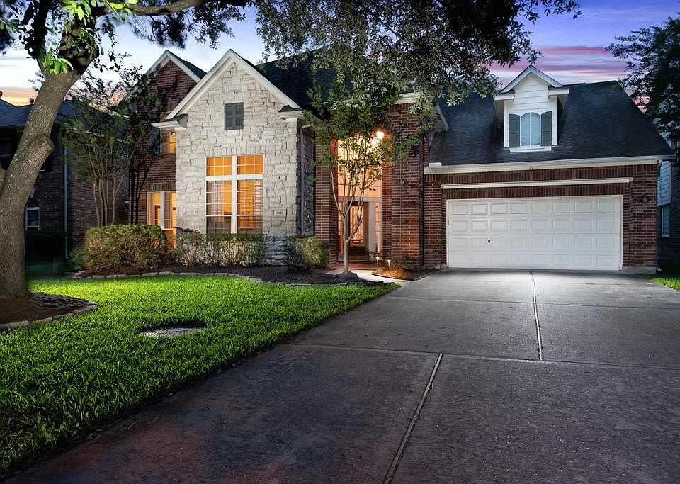 Traditional home nestled in a cul-de-sac.