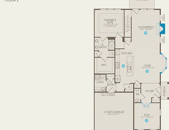 Florence Floor Plan, Quick Move-in Home, Floor 1