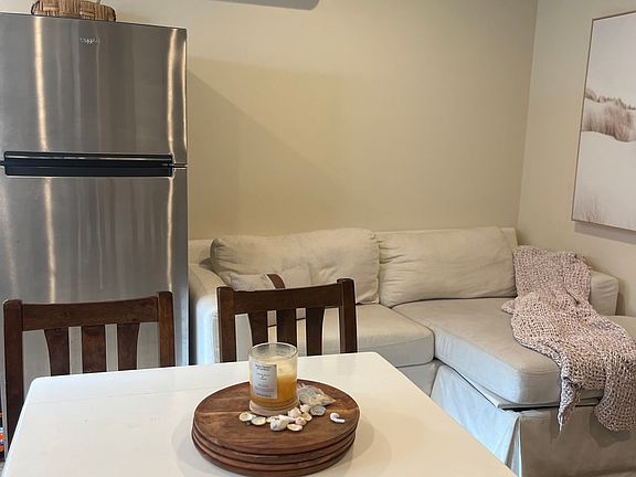 Downstairs: Living area