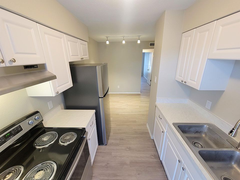Kitchen facing dining area
