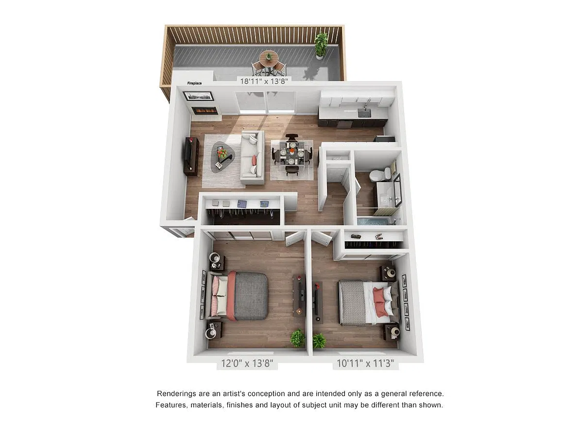 Floor plan 2X1 B