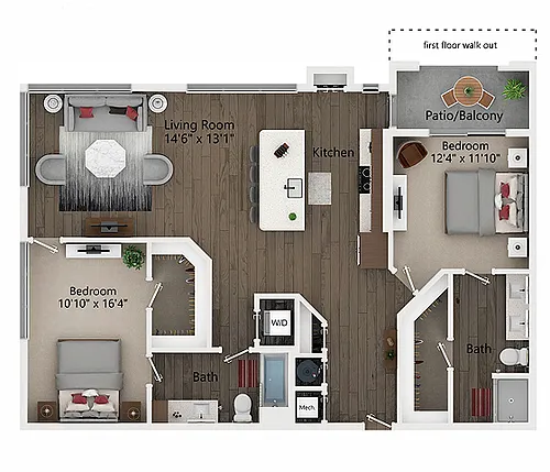 Floor plan B4