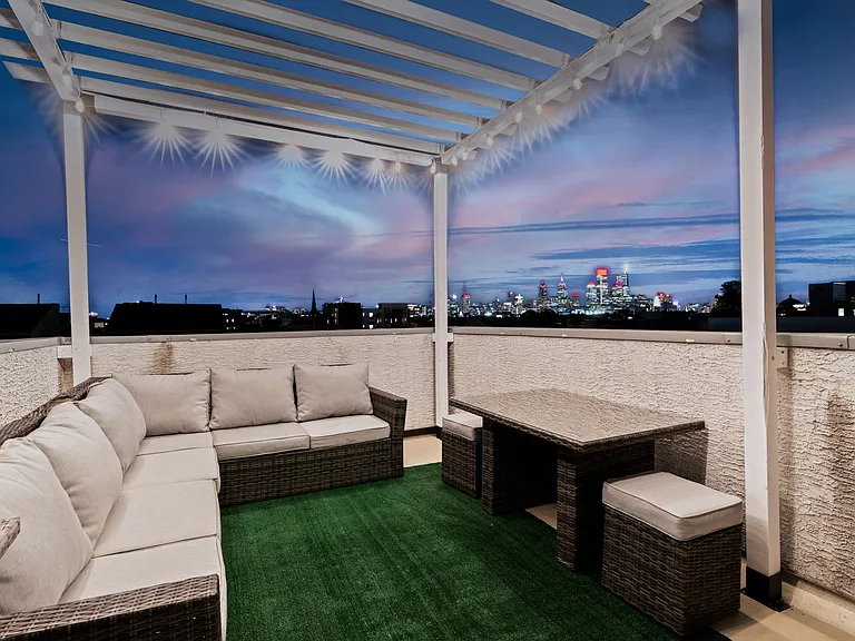 Private roof deck