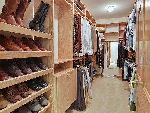 Huge master closet!