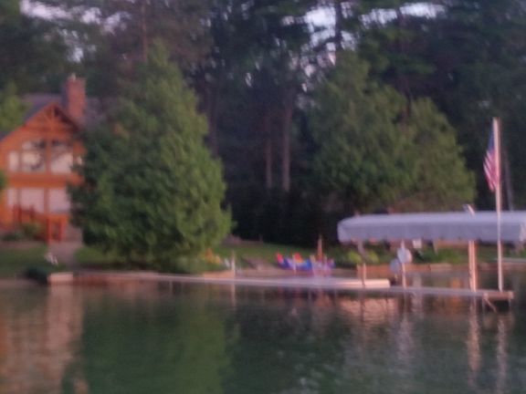 Dock on103' sandy frontage