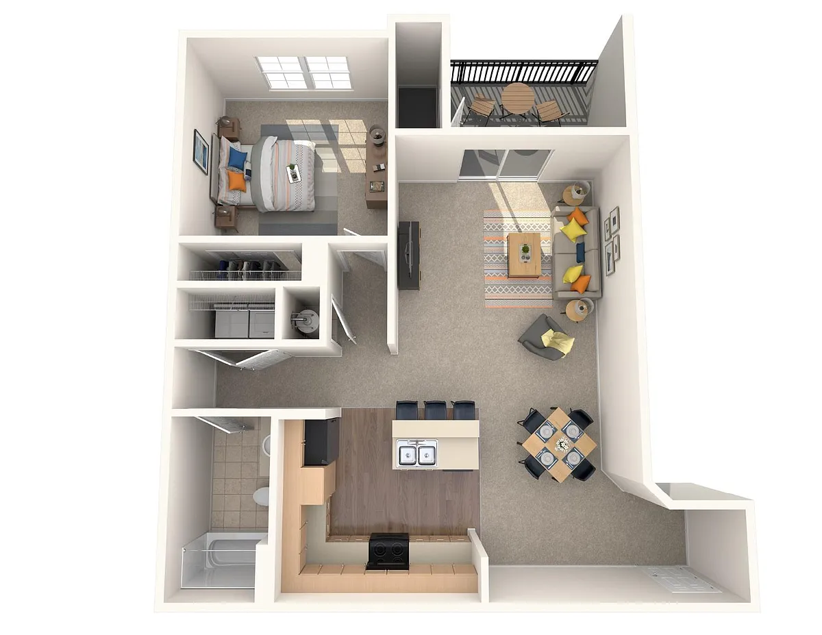 Floor plan Mt Bachelor