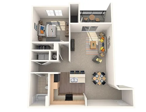 Floor plan Mt Bachelor