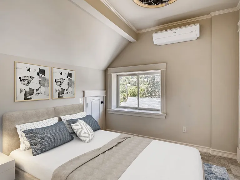 furnished second bedroom