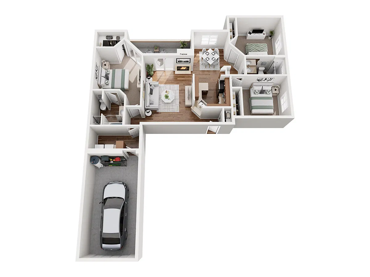Floor plan 3x2 A - Classic