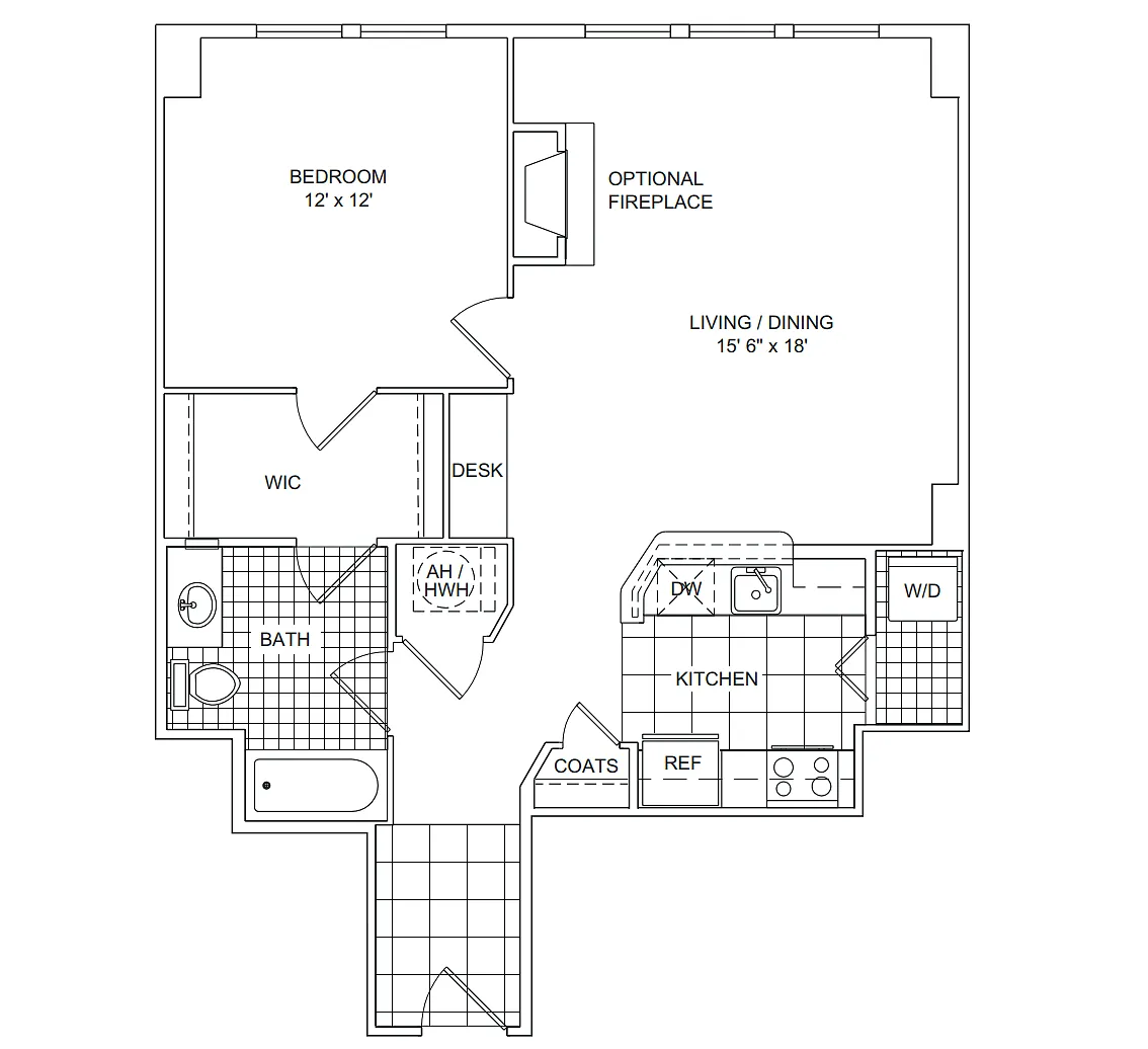 Floor plan Alban X