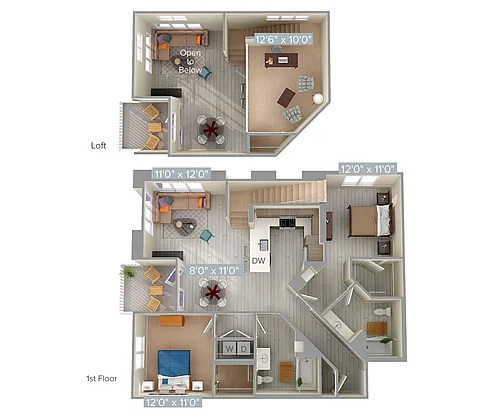 Floor plan B6L-1328