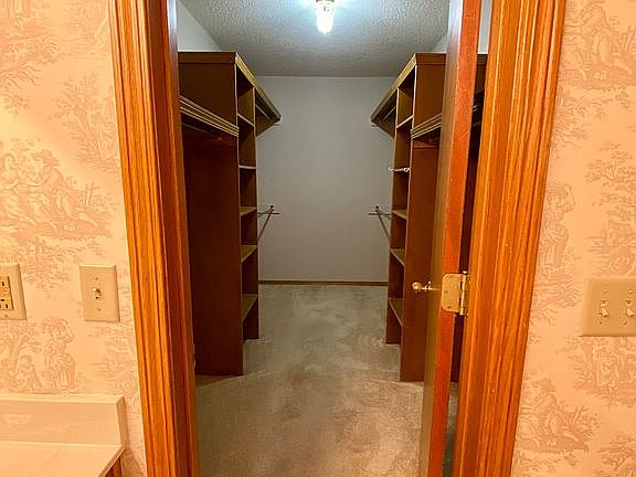 Master walk in closet