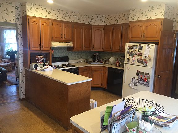 Half of the kitchen