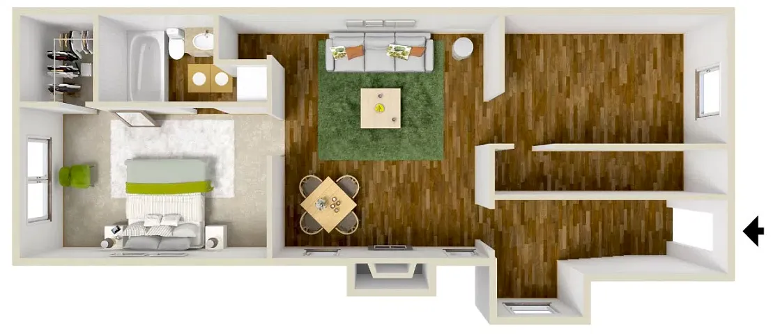 Floor plan A1S