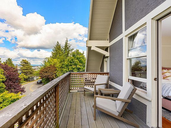 Deck off master bedroom.