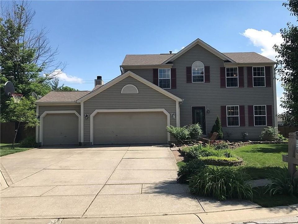 Immaculate 4 bed, 2.5 bath two-story in Center Grove school system! Beautifully landscaped with mature trees, small trees, shrubs and lots of gorgeous perennials.