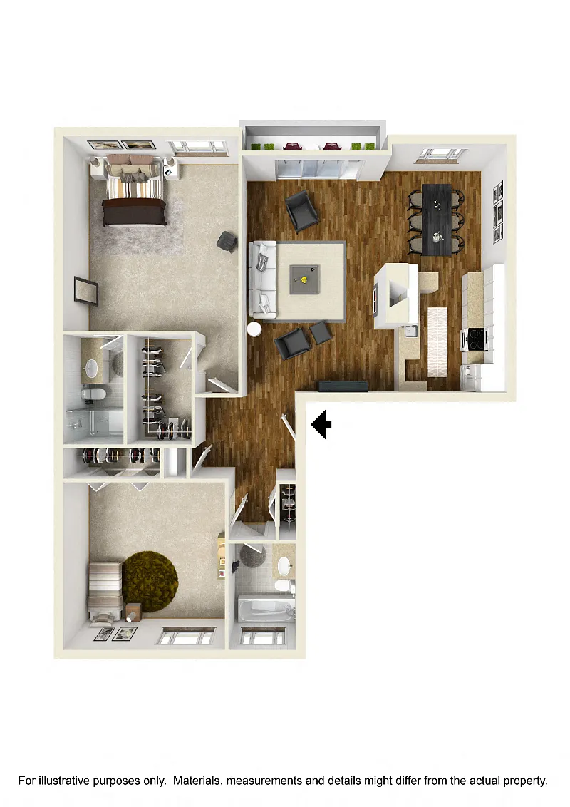 Floor plan 2B