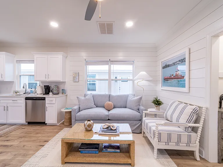 Example of cottage decorated. 316 Palm Street is being rented unfurnished.