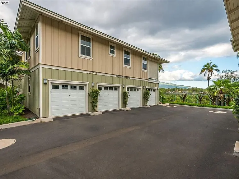 Outside view of our garage, number 3 from left.