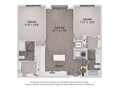 Floor plan F13