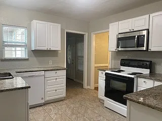 Kitchen view from hallway