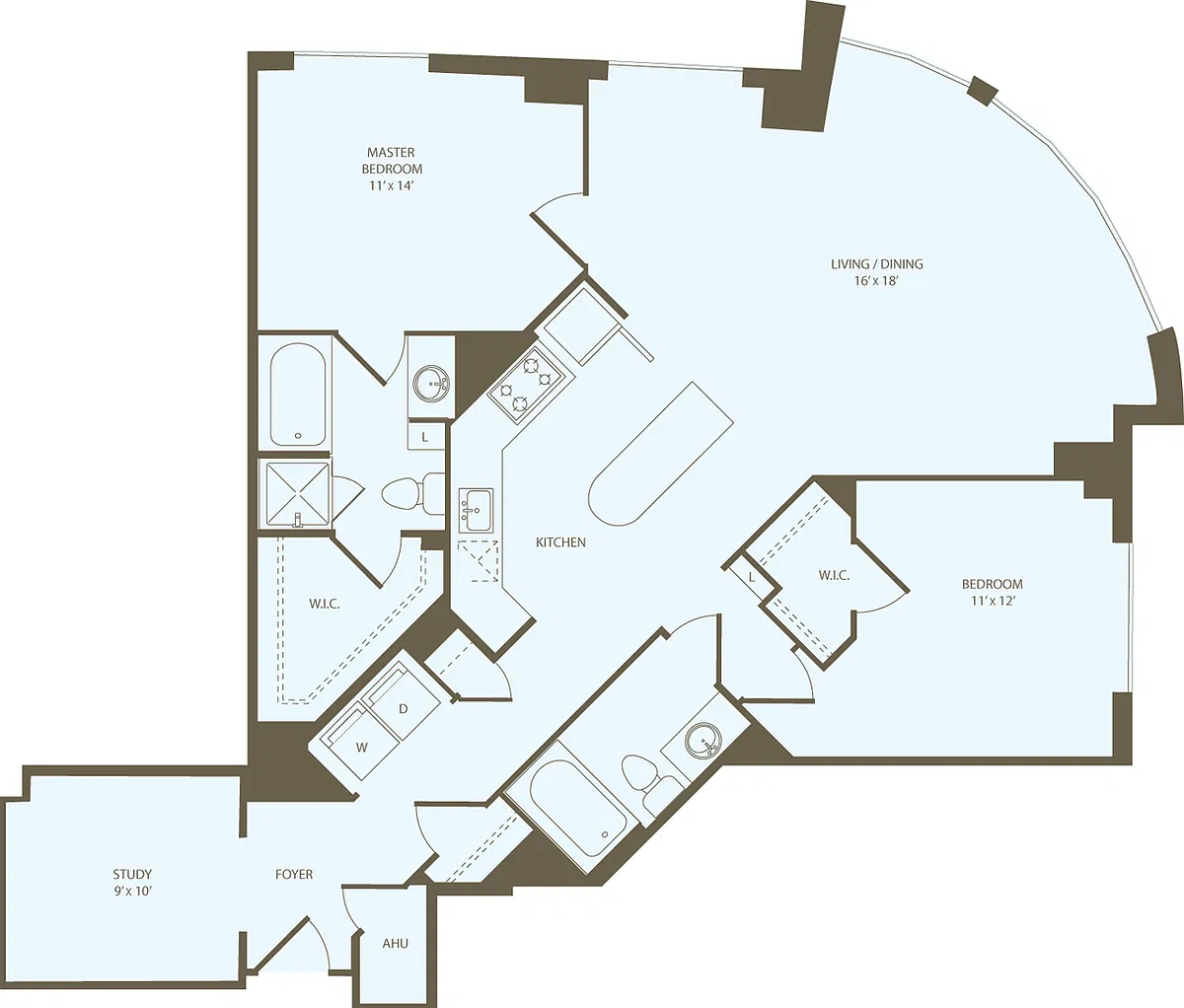 Floor plan 2 Bedroom SS_RW
