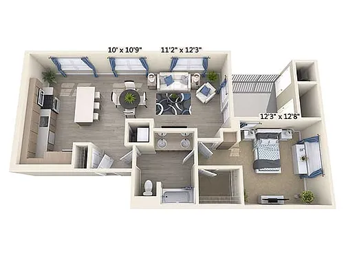 Floor plan A7-868sq
