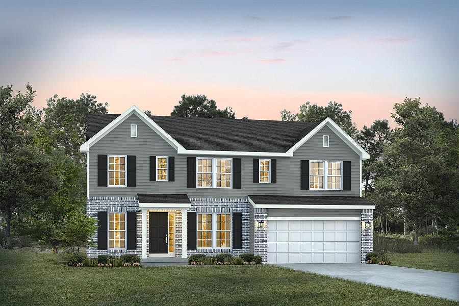 Elevation A with Brick
