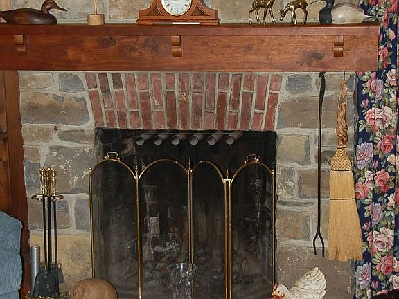 Stone Fireplace