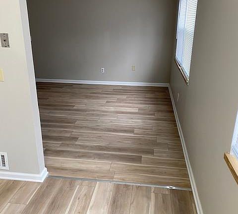 view from kitchen into living area