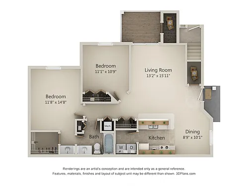 Floor plan 2D-Sunset Series