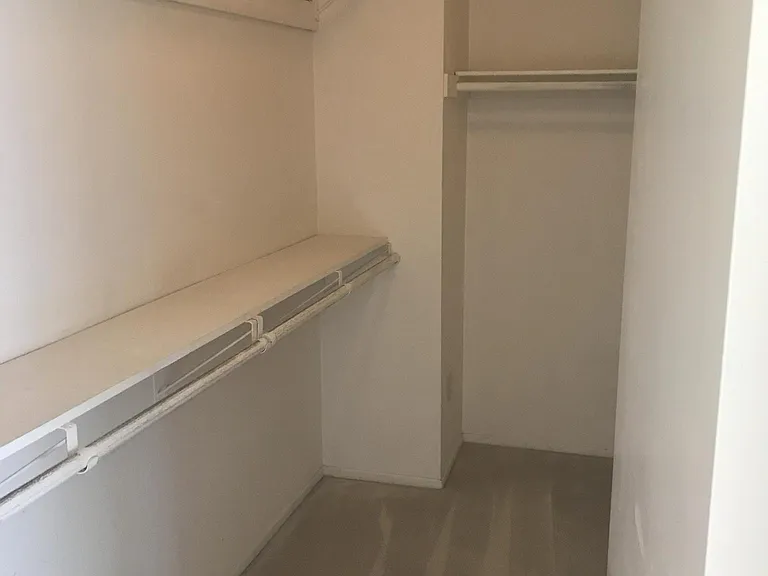 Master walk-in closet - cleared