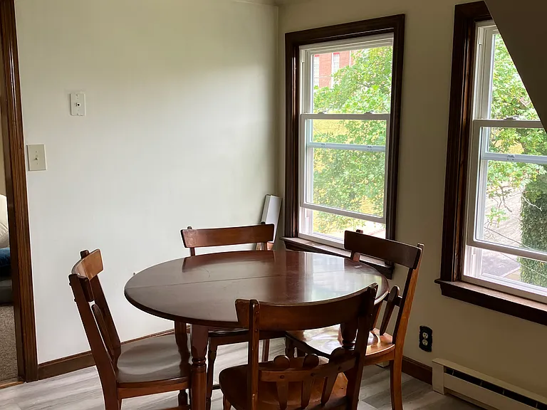 Dining area with lots of light