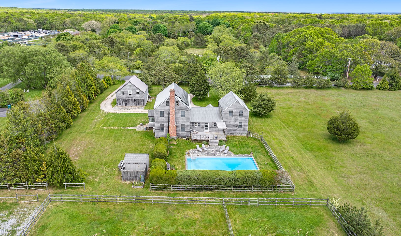  bird’s eye view. Fabulous farmhouse