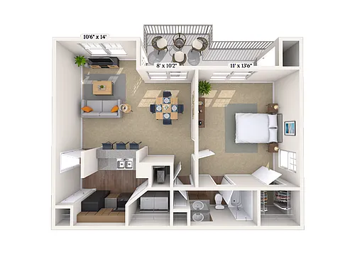 Floor plan Outrigger