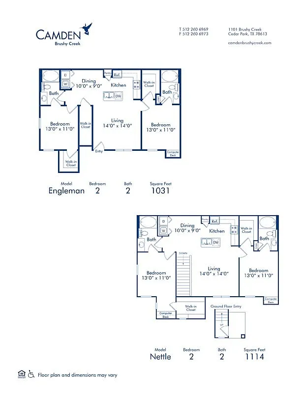 Floor plan Engleman