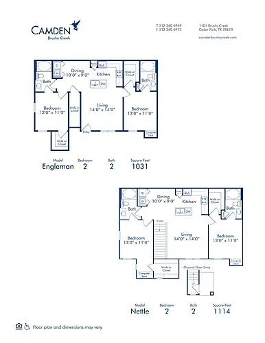 Floor plan Engleman