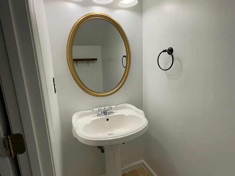 Half bath downstairs