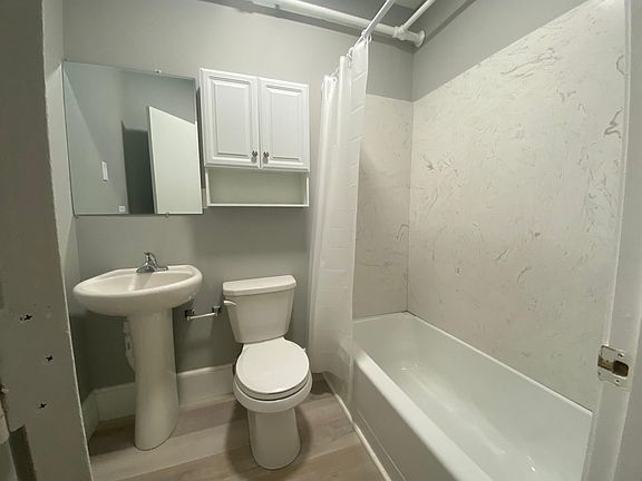 Recently renovated bathroom