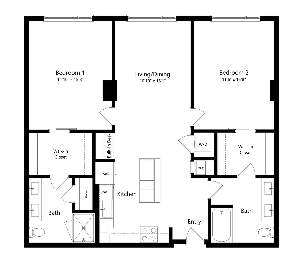 Floor plan B1