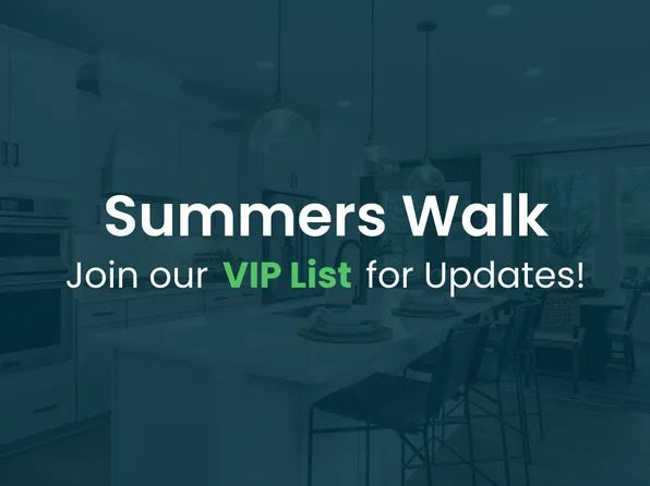 Homes Available Soon, Summers Walk