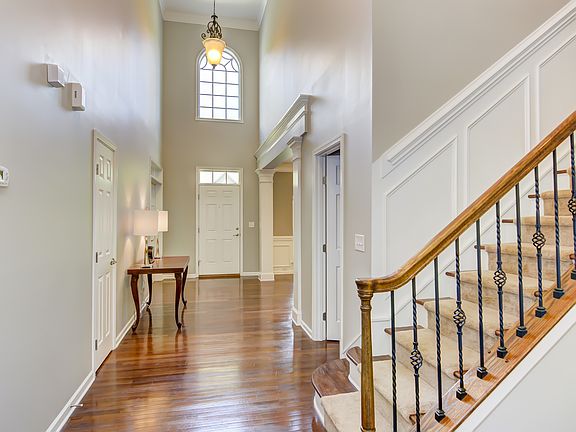 Two-story entry with beautif