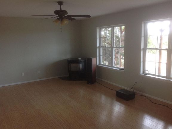 Living room with pellet stove