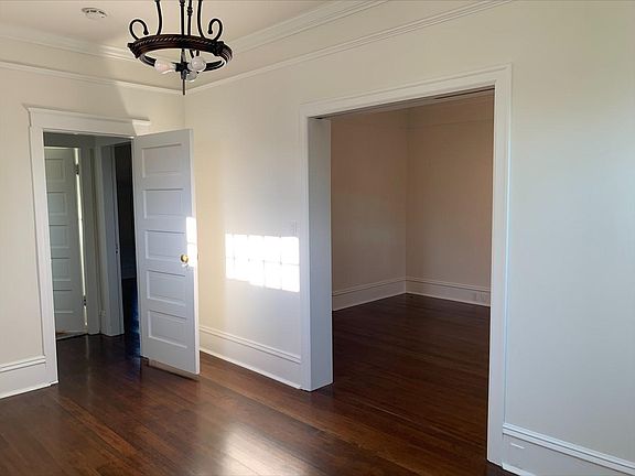 Main bedroom and bathroom to the left.