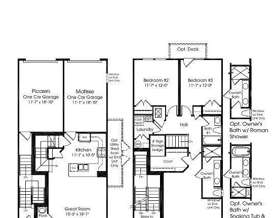 Matisse floor plan.