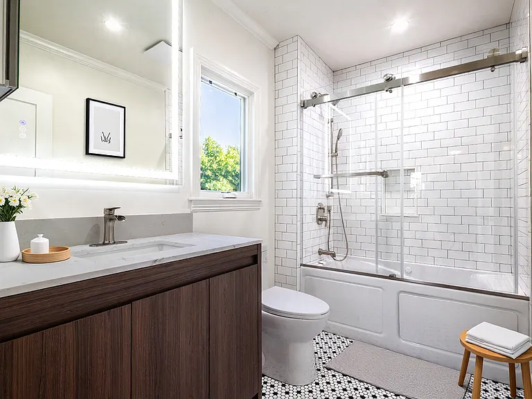 bathroom - digitally staged