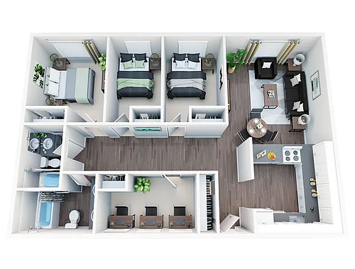 Floor plan 3x2A