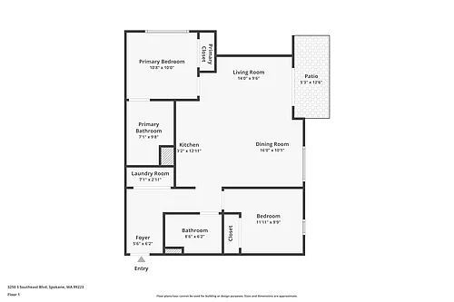 Floor plan 2 Bedroom